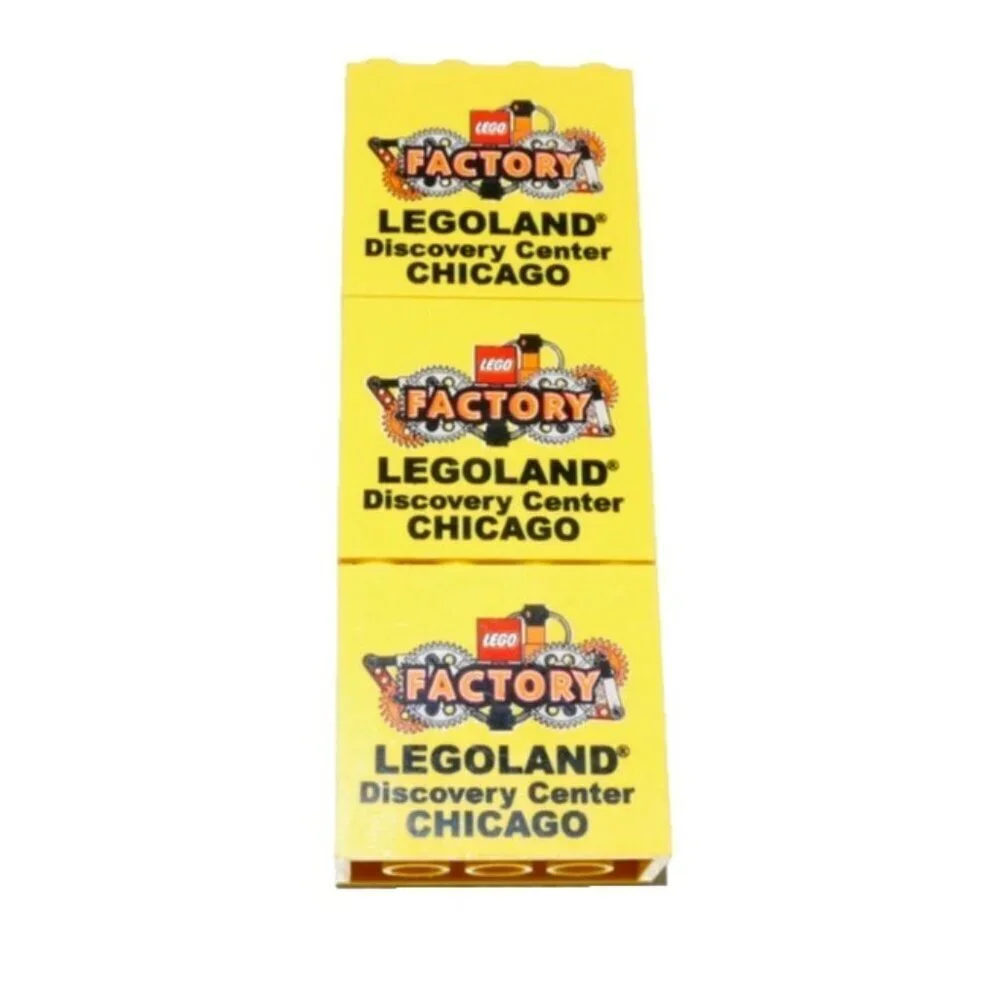 LEGO four Dinosaur Figures and three Legoland Chicago blocks